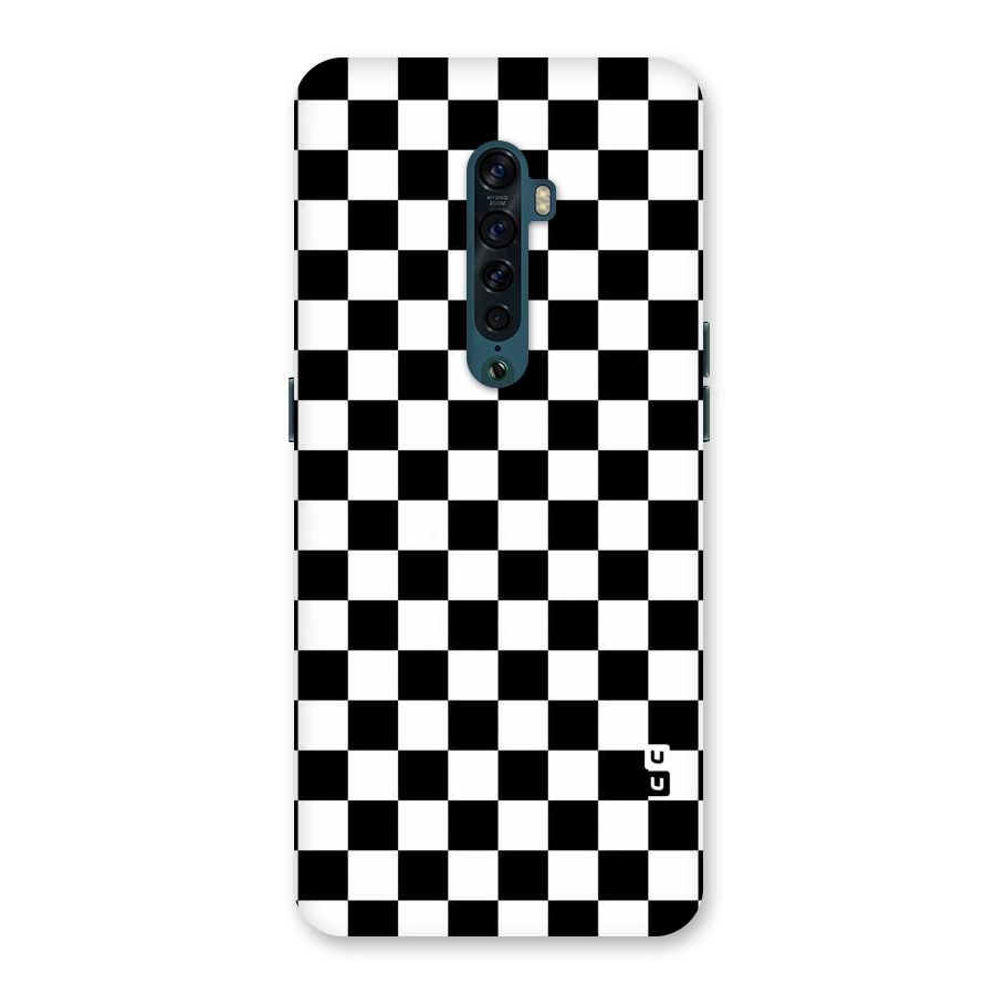 Checkerboard Back Case for Oppo Reno2