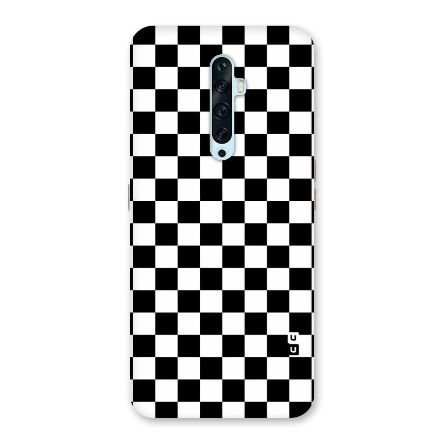 Checkerboard Back Case for Oppo Reno2 Z