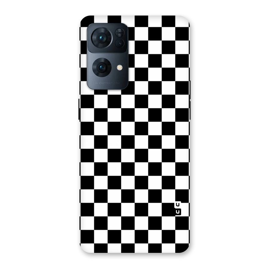 Checkerboard Back Case for Oppo Reno7 Pro 5G