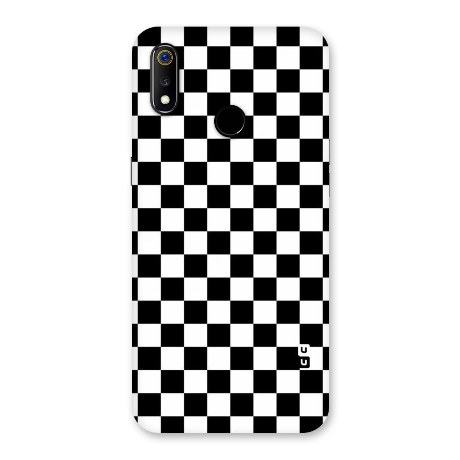 Checkerboard Back Case for Realme 3
