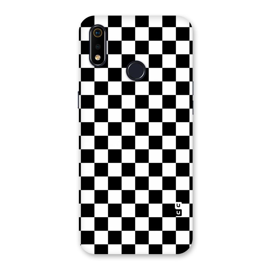 Checkerboard Back Case for Realme 3i