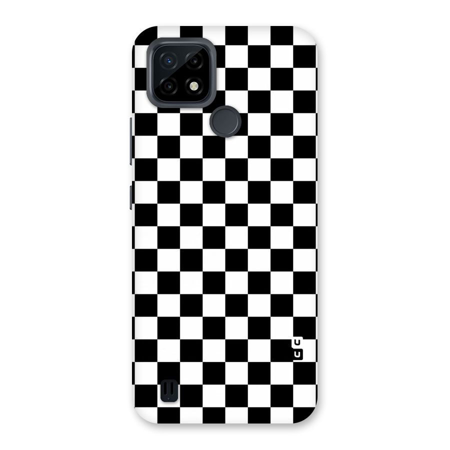 Checkerboard Back Case for Realme C21