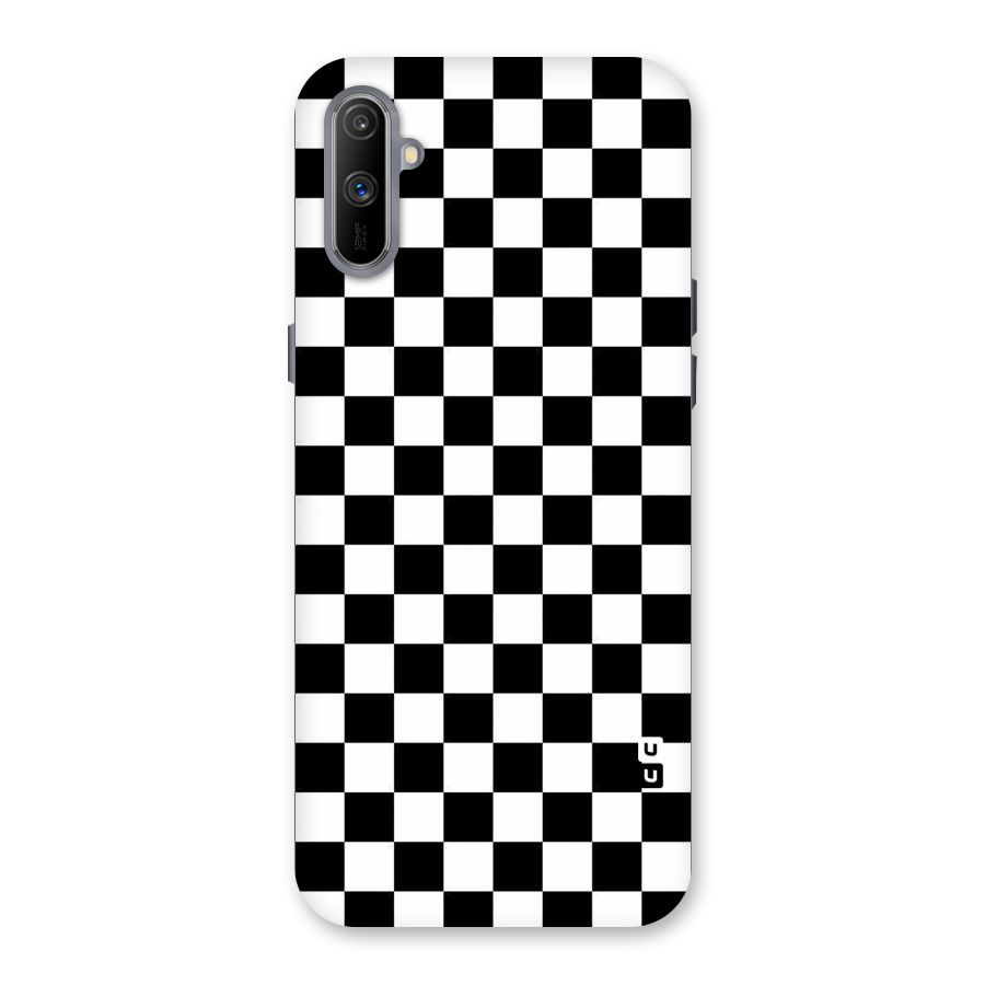 Checkerboard Back Case for Realme C3