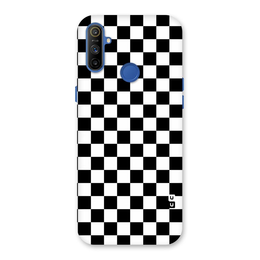 Checkerboard Back Case for Realme Narzo 10A