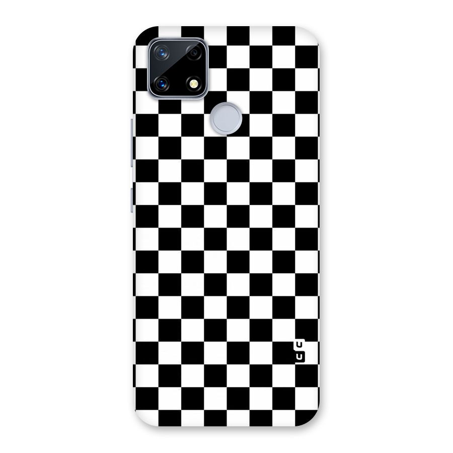 Checkerboard Back Case for Realme Narzo 20