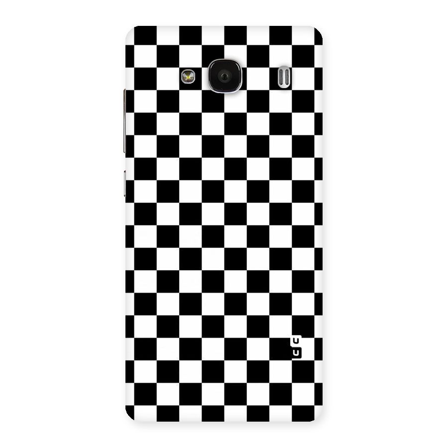 Checkerboard Back Case for Redmi 2 Prime