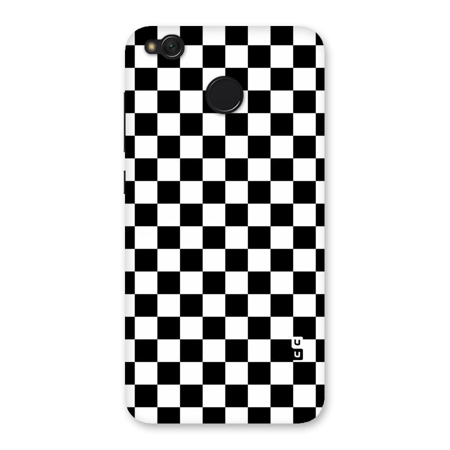 Checkerboard Back Case for Redmi 4