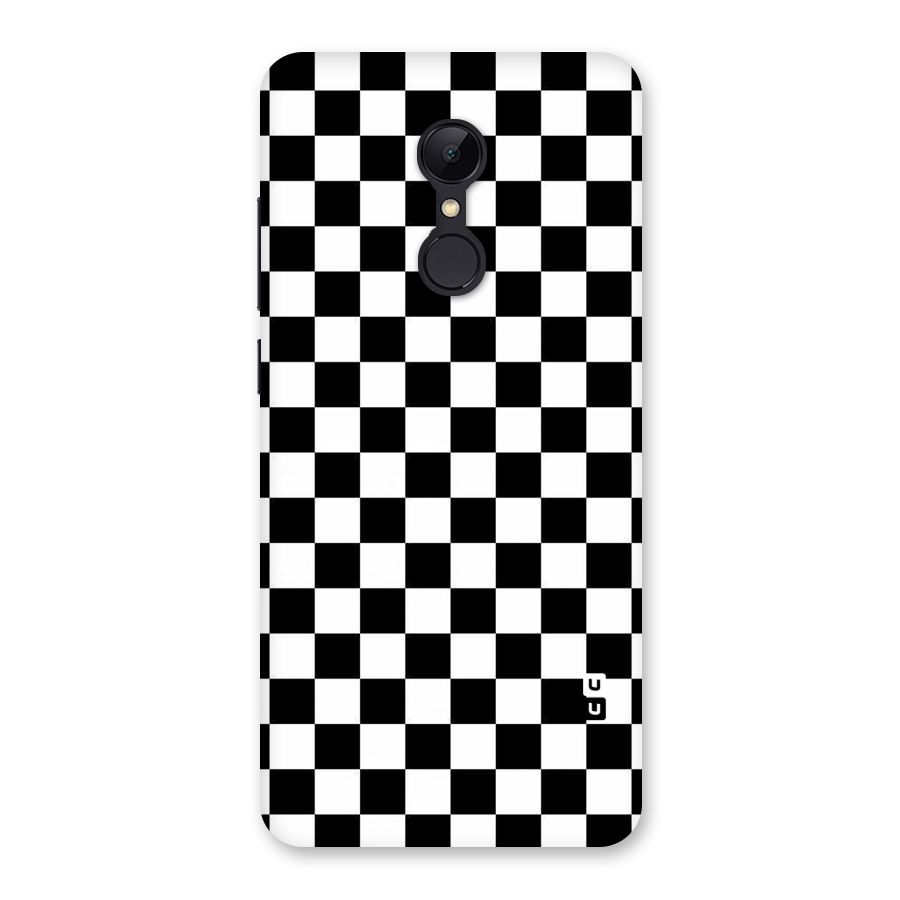 Checkerboard Back Case for Redmi 5