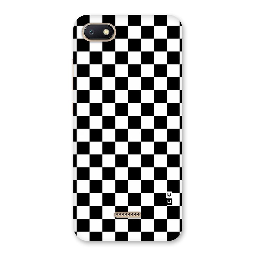 Checkerboard Back Case for Redmi 6A