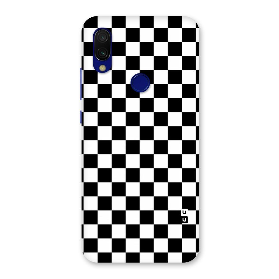 Checkerboard Back Case for Redmi 7