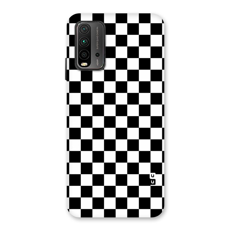 Checkerboard Back Case for Redmi 9 Power