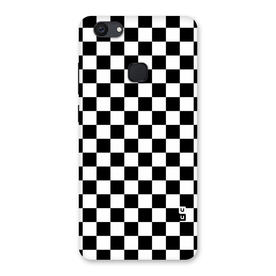 Checkerboard Back Case for Vivo V7 Plus