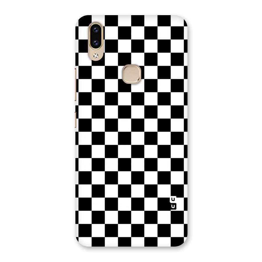 Checkerboard Back Case for Vivo V9 Youth