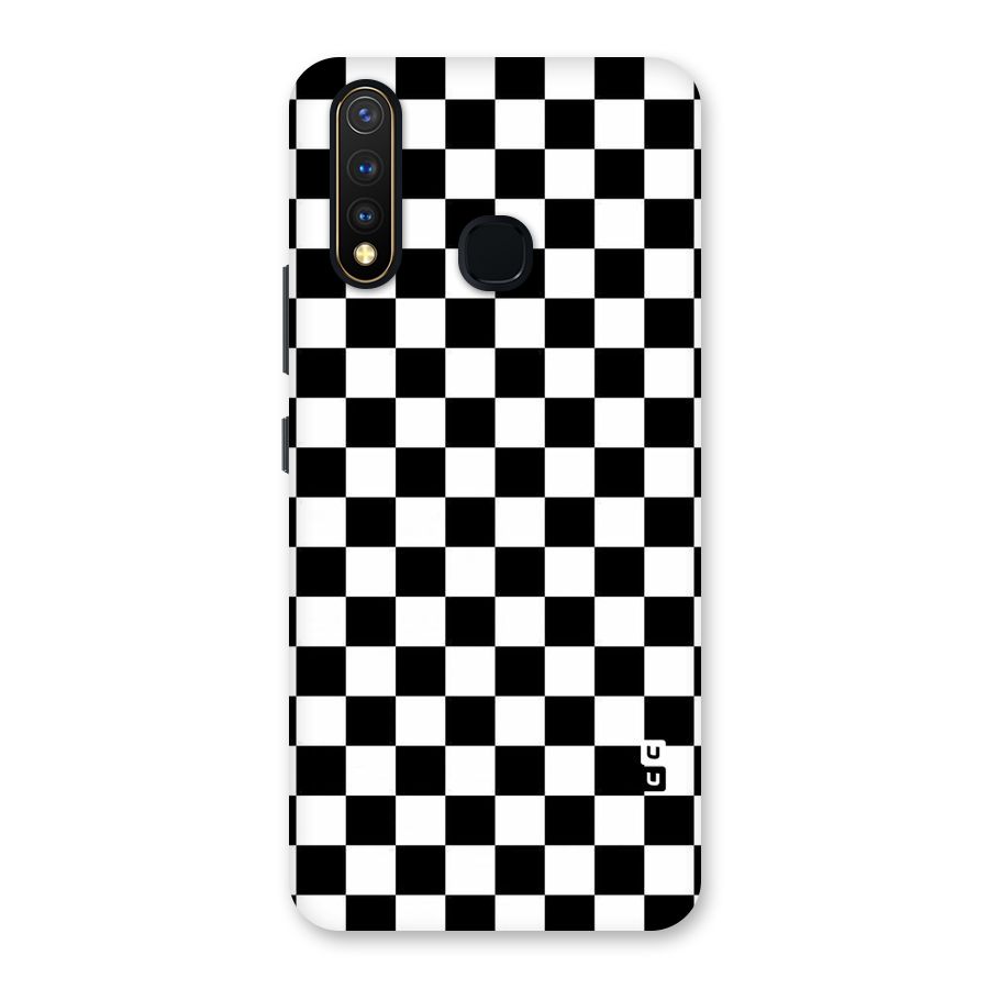 Checkerboard Back Case for Vivo Y19