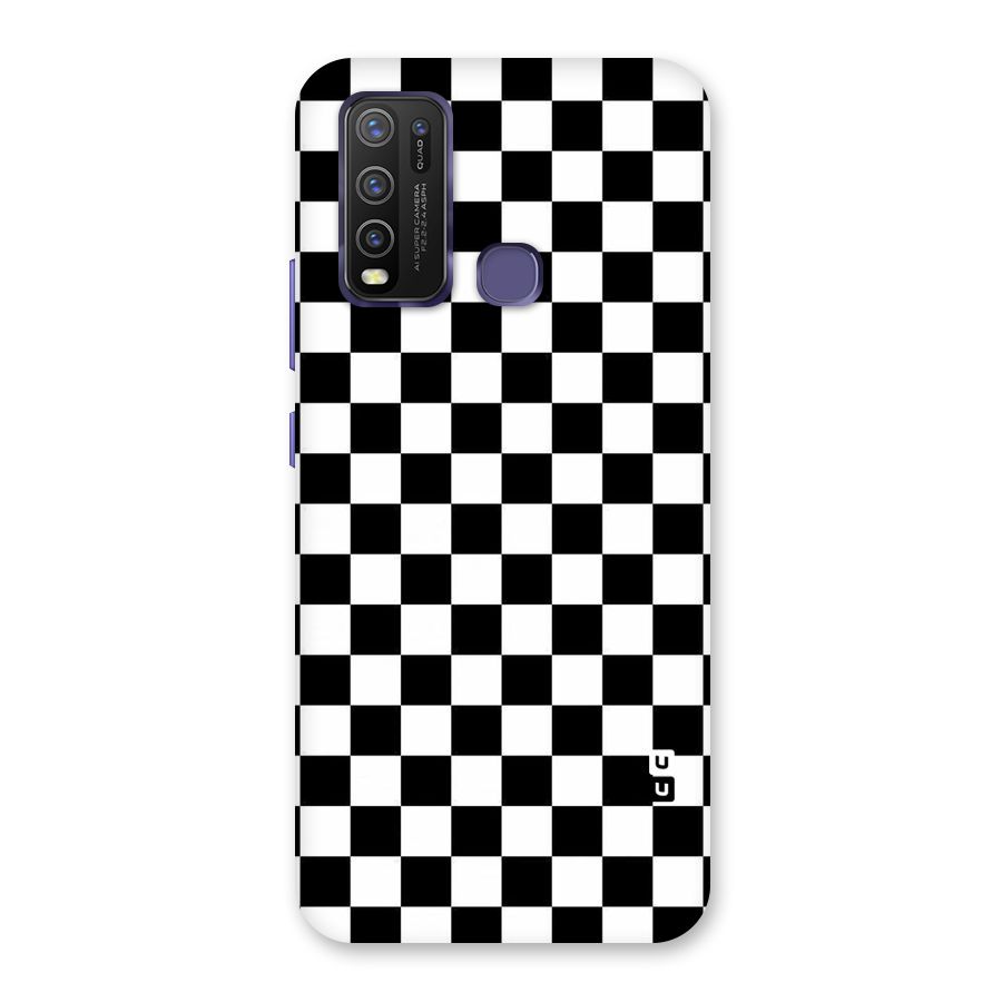Checkerboard Back Case for Vivo Y50