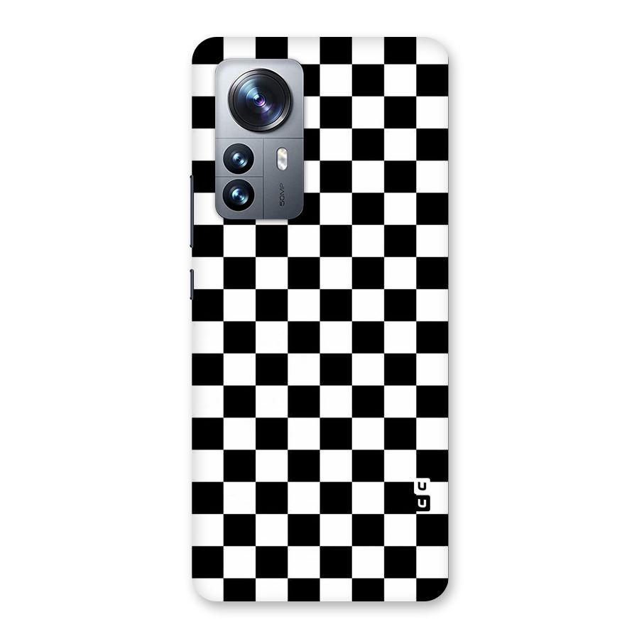 Checkerboard Back Case for Xiaomi 12 Pro