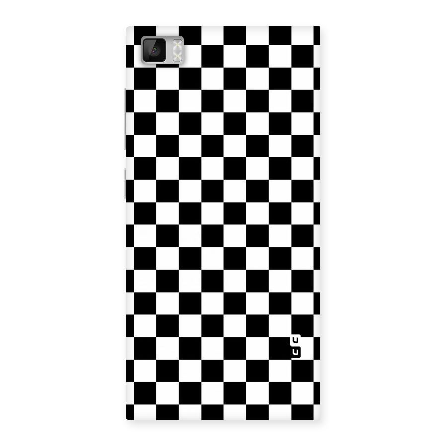 Checkerboard Back Case for Xiaomi Mi3