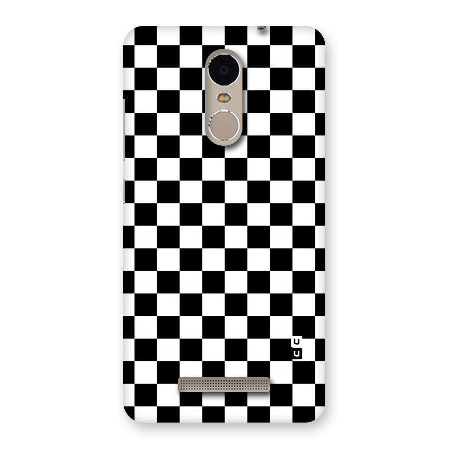 Checkerboard Back Case for Xiaomi Redmi Note 3