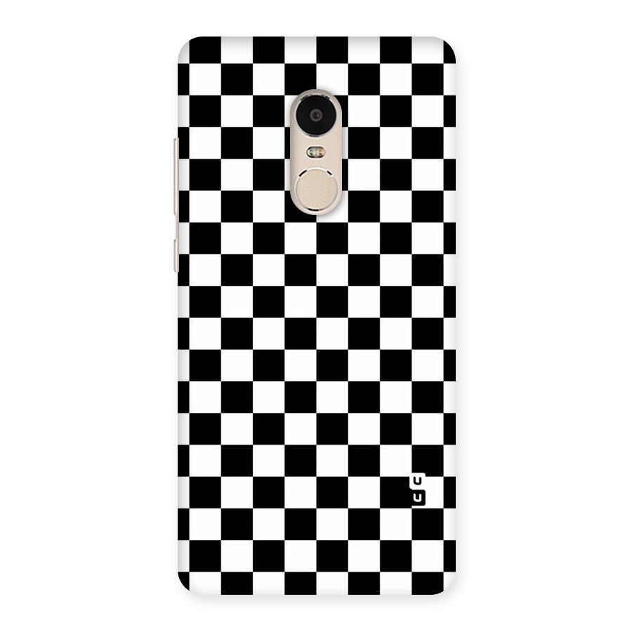 Checkerboard Back Case for Xiaomi Redmi Note 4