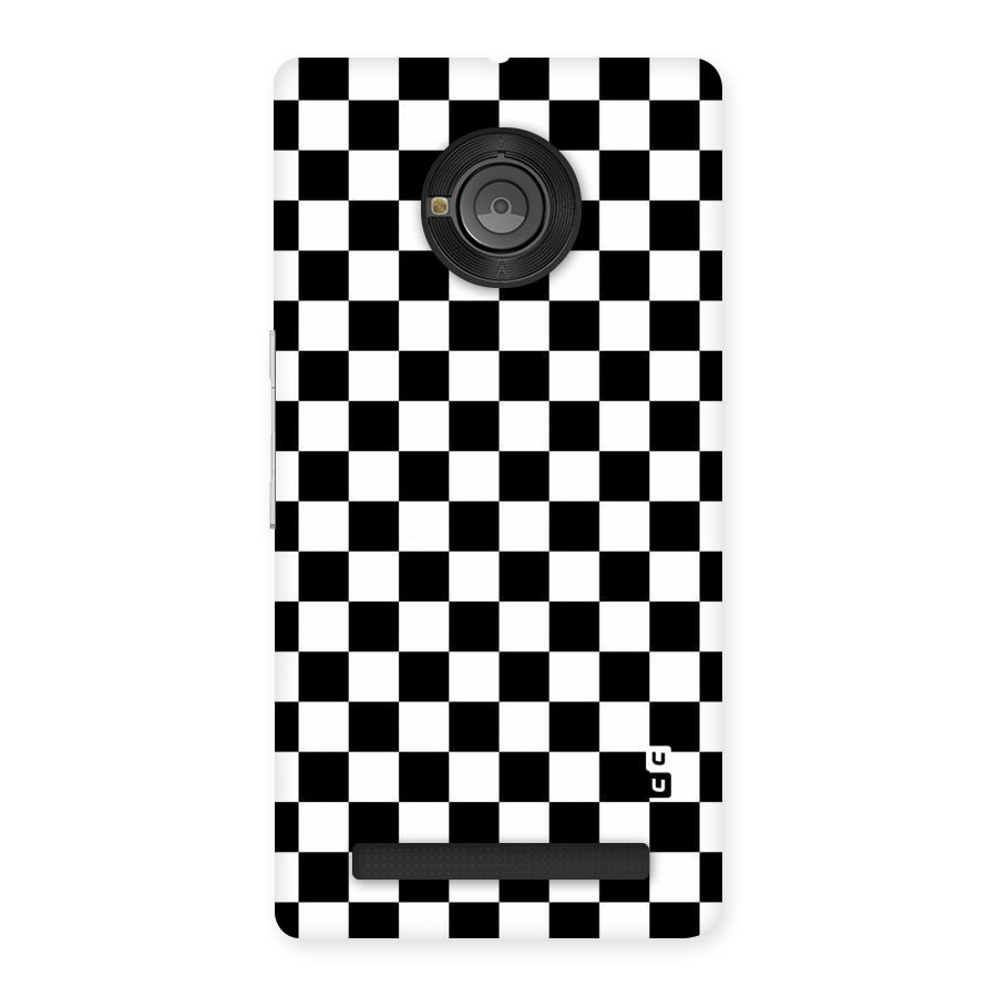 Checkerboard Back Case for Yu Yunique