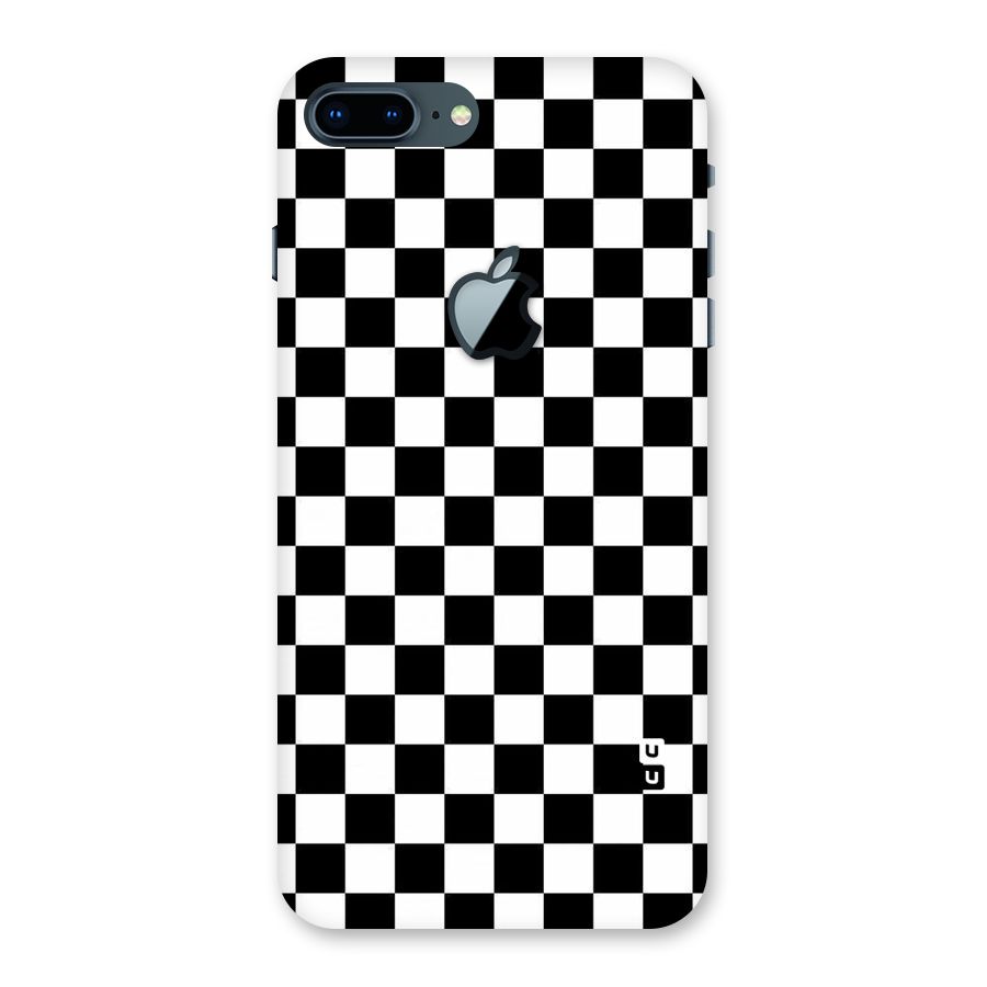 Checkerboard Back Case for iPhone 7 Plus Apple Cut