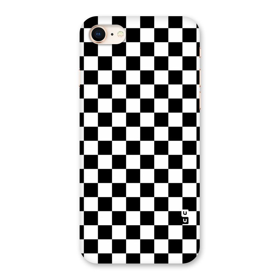 Checkerboard Back Case for iPhone 8