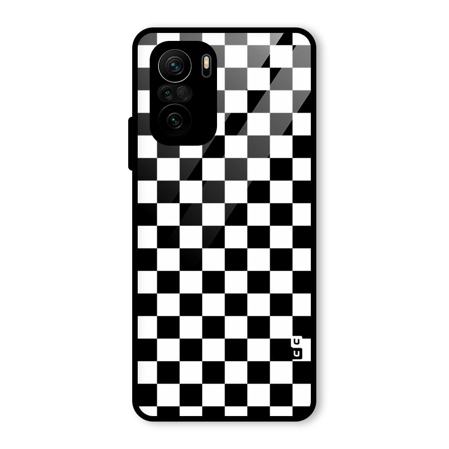 Checkerboard Glass Back Case for Mi 11X Pro