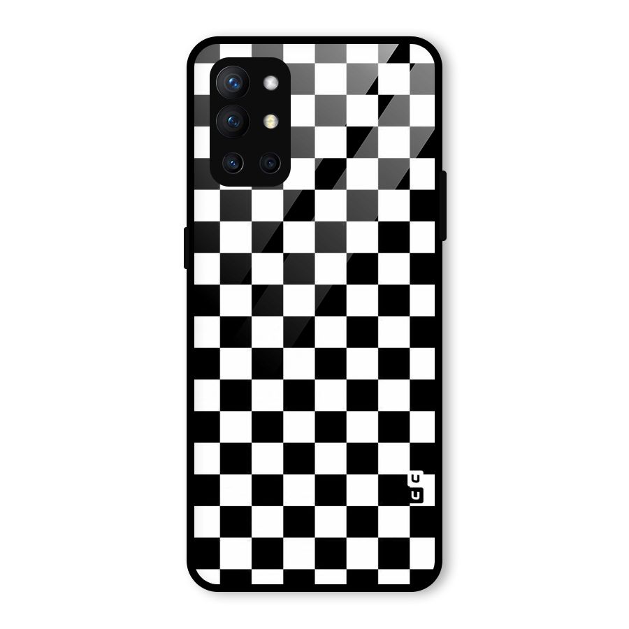 Checkerboard Glass Back Case for OnePlus 9R