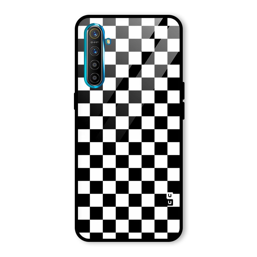 Checkerboard Glass Back Case for Realme X2