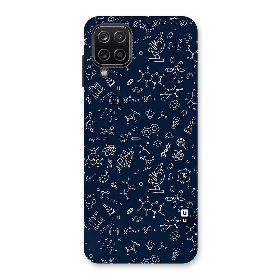 Chemistry Doodle Art Back Case for Galaxy A12