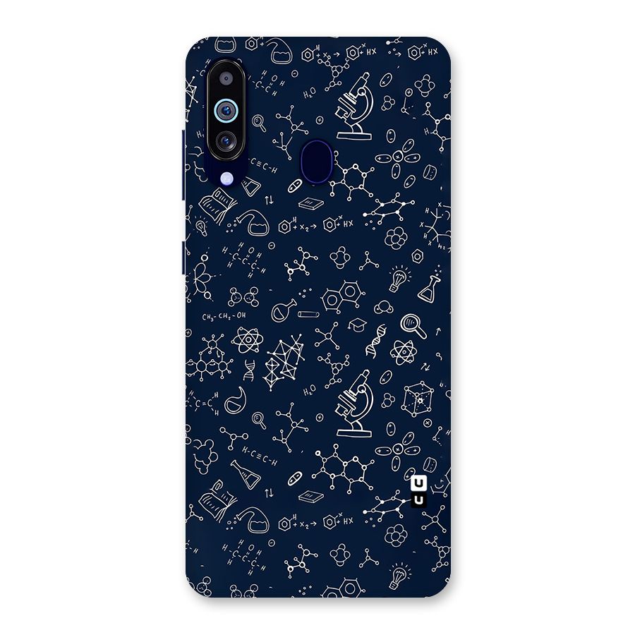 Chemistry Doodle Art Back Case for Galaxy A60