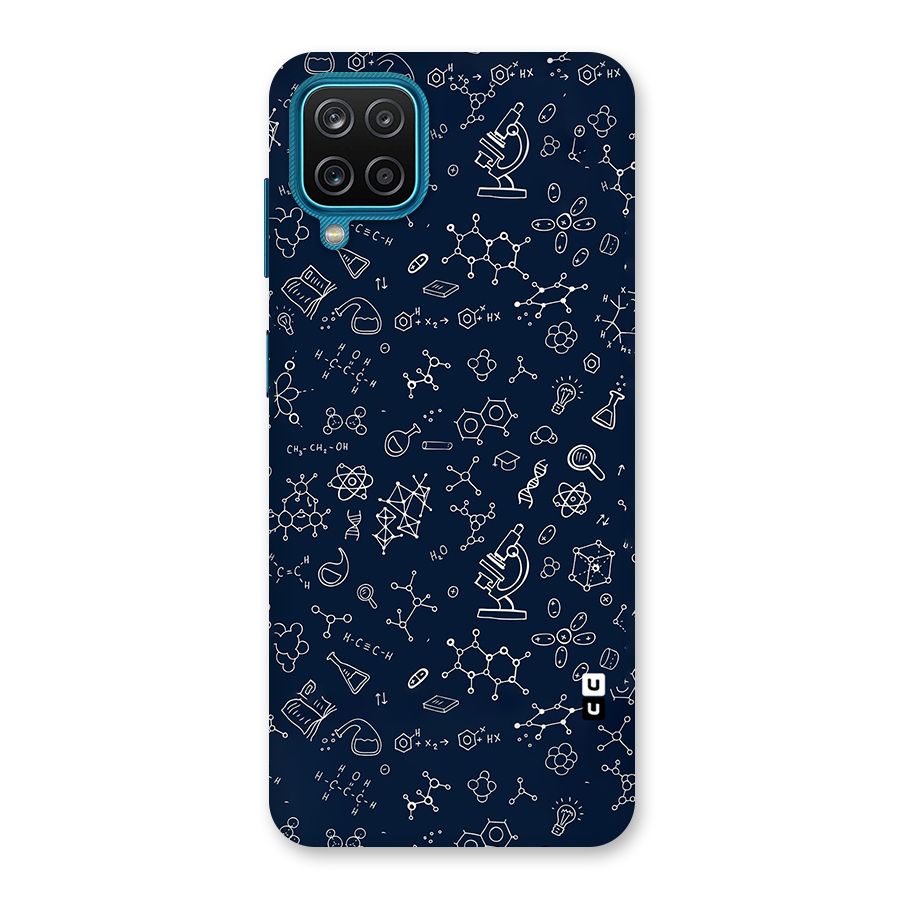 Chemistry Doodle Art Back Case for Galaxy F12