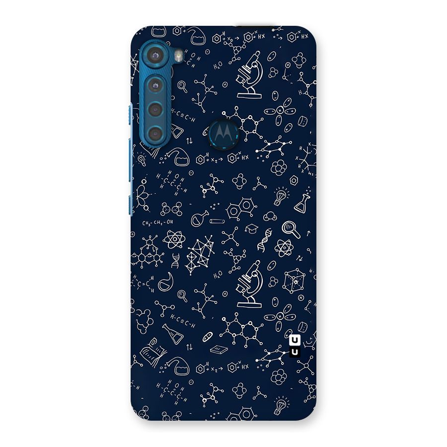 Chemistry Doodle Art Back Case for Motorola One Fusion Plus