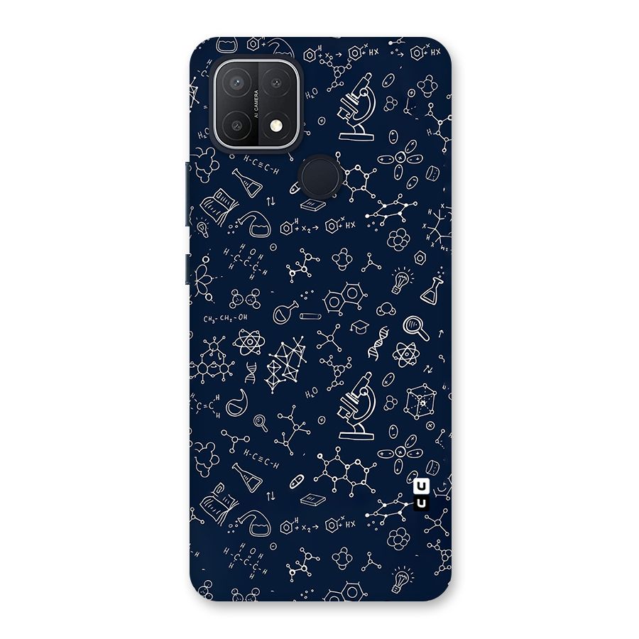 Chemistry Doodle Art Back Case for Oppo A15