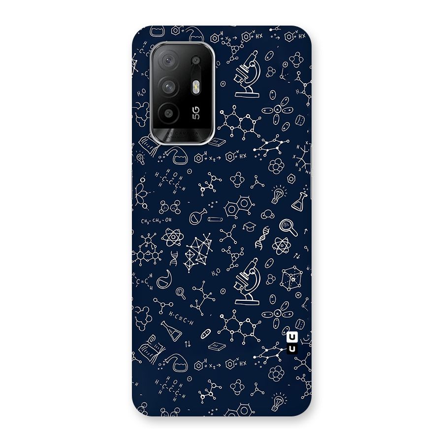 Chemistry Doodle Art Back Case for Oppo F19 Pro Plus 5G