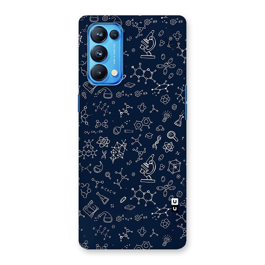 Chemistry Doodle Art Back Case for Oppo Reno5 Pro 5G