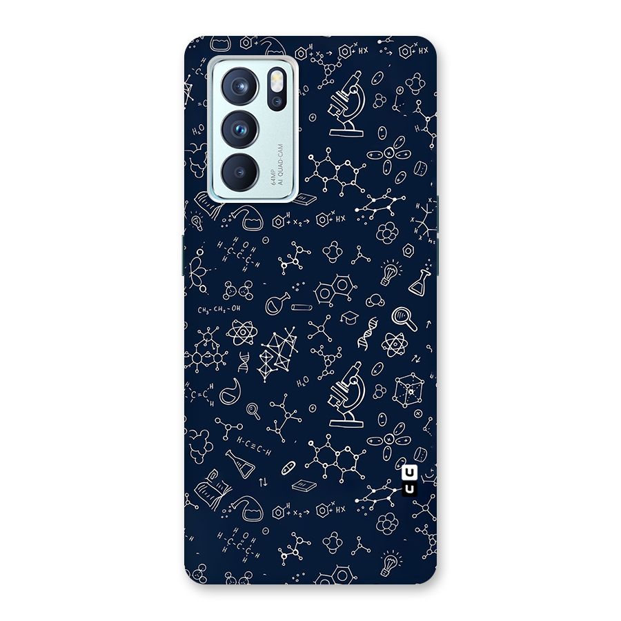Chemistry Doodle Art Back Case for Oppo Reno6 Pro 5G