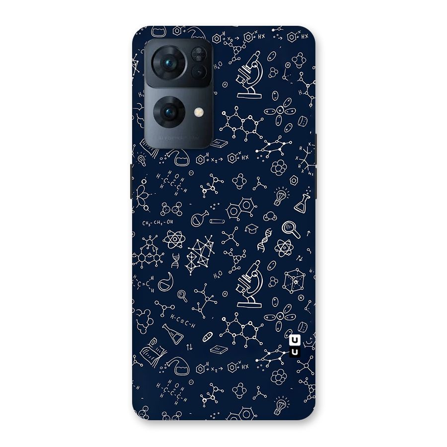 Chemistry Doodle Art Back Case for Oppo Reno7 Pro 5G
