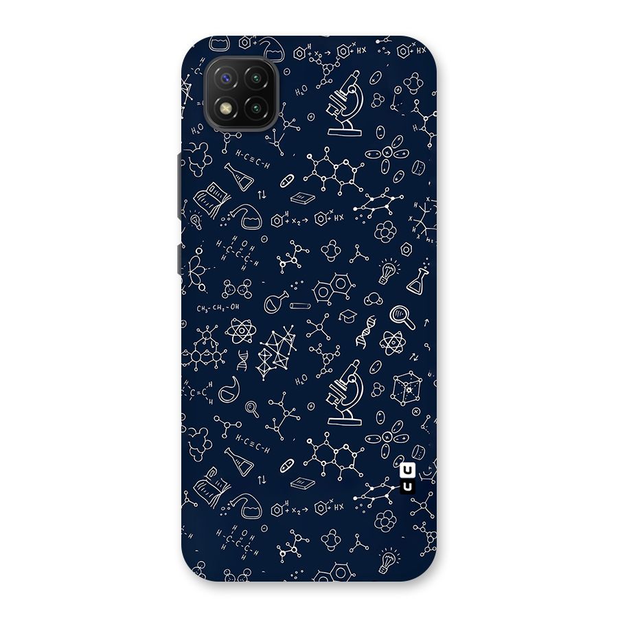 Chemistry Doodle Art Back Case for Poco C3