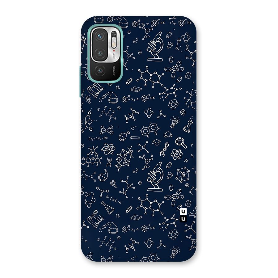Chemistry Doodle Art Back Case for Redmi Note 10T 5G