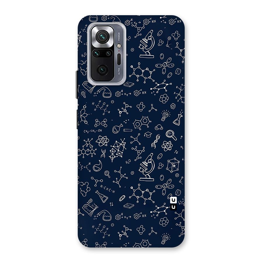 Chemistry Doodle Art Back Case for Redmi Note 10 Pro Max
