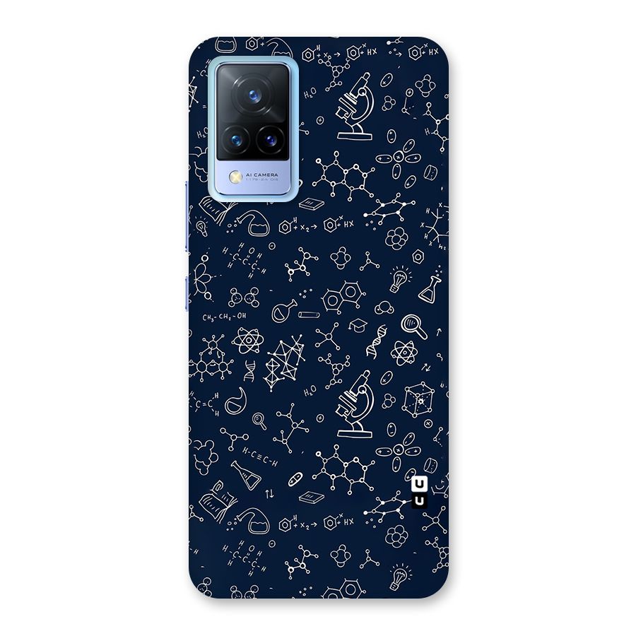 Chemistry Doodle Art Back Case for Vivo V21 5G