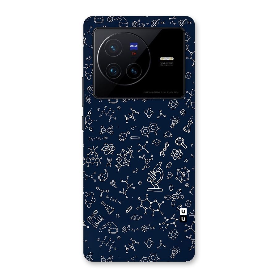 Chemistry Doodle Art Back Case for Vivo X80
