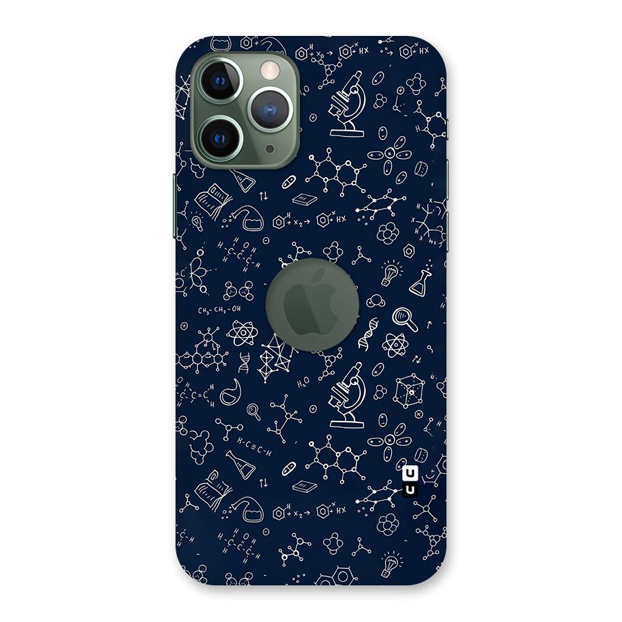 Chemistry Doodle Art Back Case for iPhone 11 Pro Logo  Cut