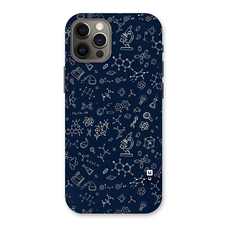Chemistry Doodle Art Back Case for iPhone 12 Pro