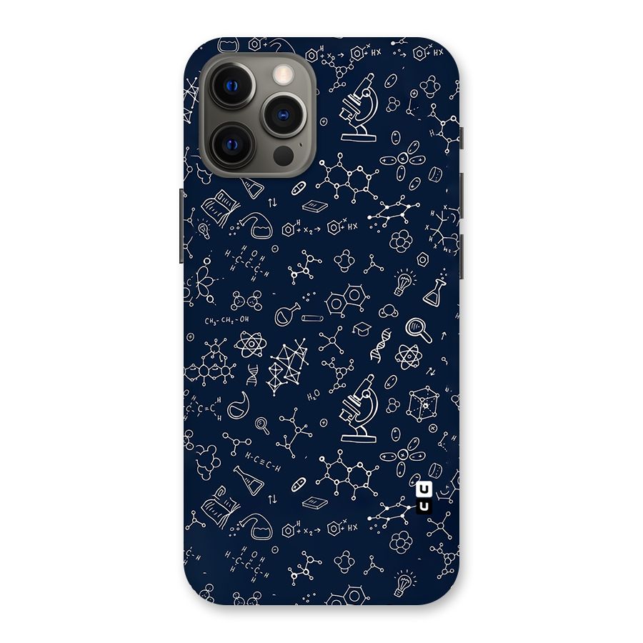 Chemistry Doodle Art Back Case for iPhone 12 Pro Max
