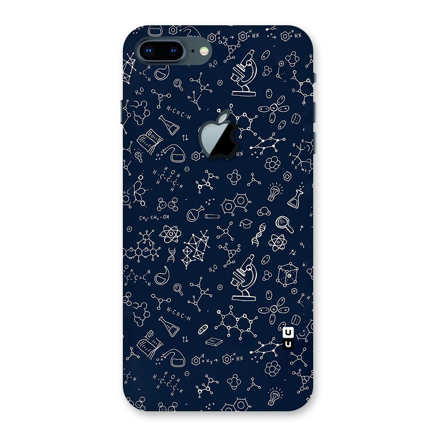 Chemistry Doodle Art Back Case for iPhone 7 Plus Apple Cut