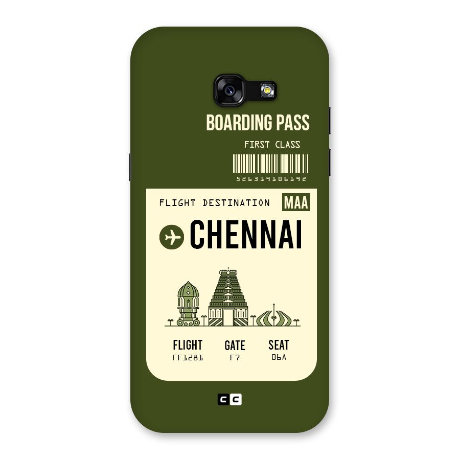 Chennai Boarding Pass Back Case for Galaxy A5 2017
