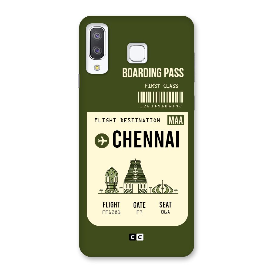 Chennai Boarding Pass Back Case for Galaxy A8 Star