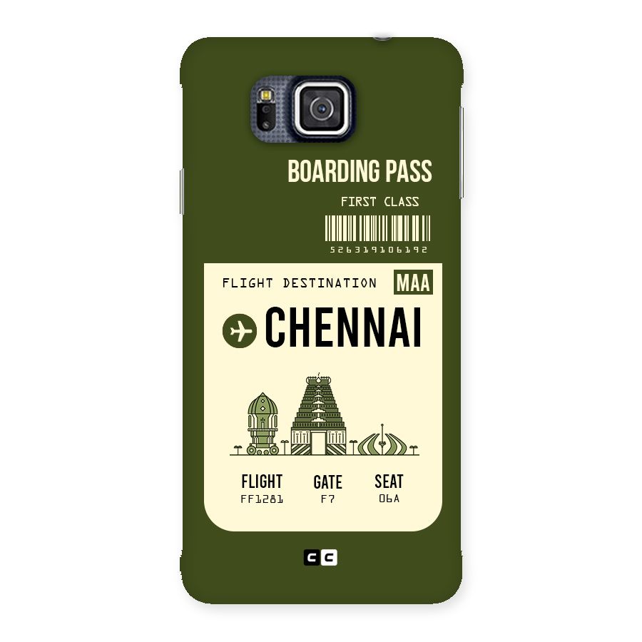 Chennai Boarding Pass Back Case for Galaxy Alpha